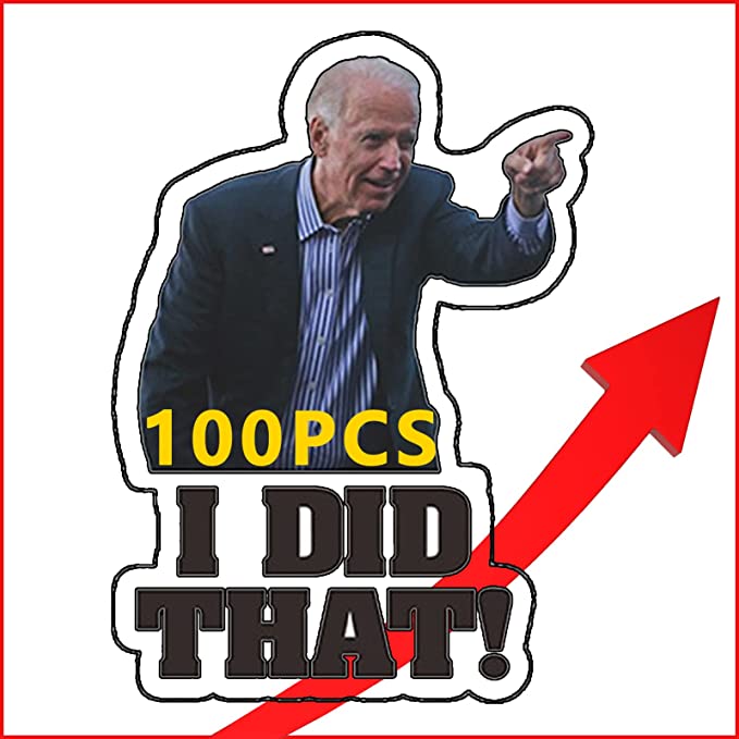 Photo 1 of *** SETS OF 7**
100Pcs I Did That Biden Sticker, Funny Stickers Pointed to Your Right Stickers for Car Motorcycle Helmet Laptop Window Helmet