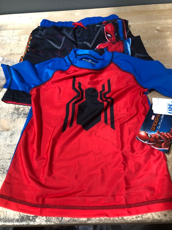 Photo 2 of Dreamwave Boys 2 Piece Rash Guard & Swim Trunks Set
SIZE: 7