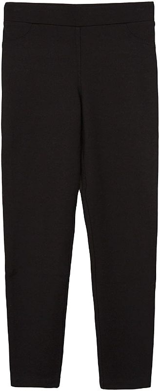 Photo 1 of Amy Byer Girls' Pull-On Ponte Pants with Faux Pockets-M
