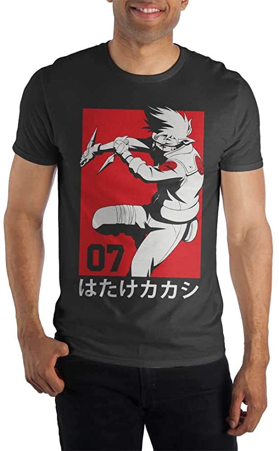 Photo 1 of Bioworld Kakashi Hatake Team 07 Manga Men's Black T-Shirt Tee Shirt
SIZE:SM