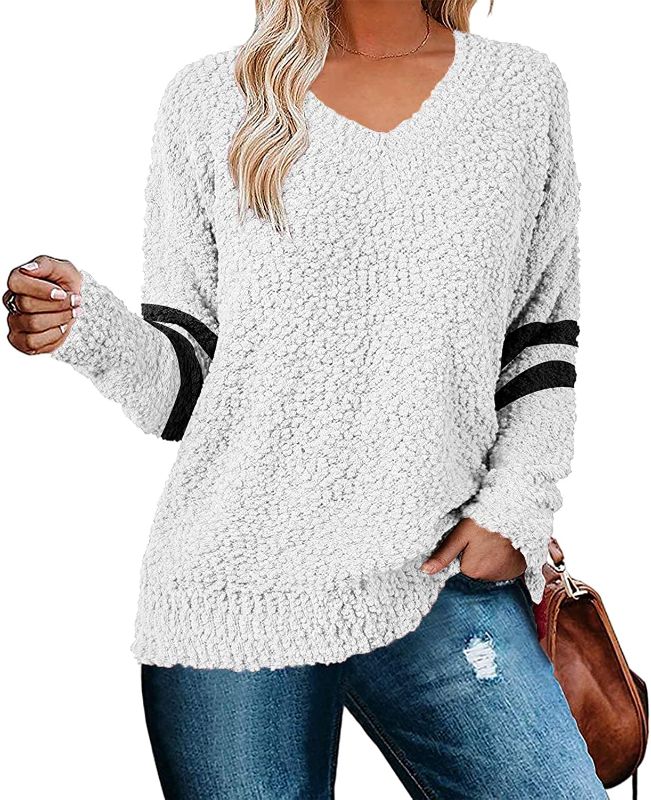 Photo 1 of CNKWEI WOMEN LONG SLEEVE KNITTED CASUAL JUMPER PULLOVER SLEEVE
LARGE