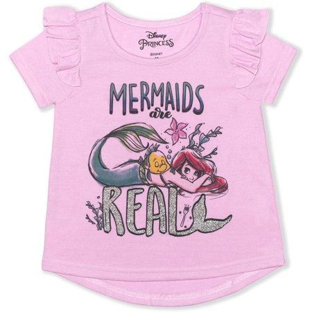 Photo 1 of ** SETS OF 2**
Disney Ariel Girl's Mermaids Are Real Pullover Summer Blouse Tee Shirt
SIZE: 6