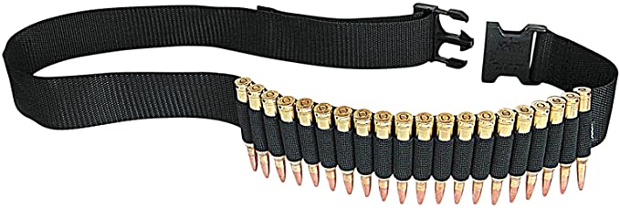 Photo 1 of ** SETS OF 5**
Allen Company Rifle Cartridge Belt Holder, Holds 20-Cartridges, Black, Heavy-Duty 2-inch Webbing (Fits Waists Up to 52 in)
