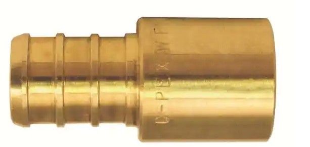 Photo 1 of **  SETS OF 8**
1/2 in. Brass PEX Barb x Male Copper Sweat Adapter
