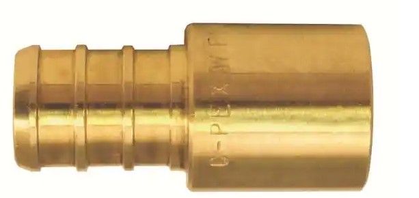 Photo 1 of **  SETS OF 9**
1/2 in. Brass PEX Barb x Male Copper Sweat Adapter
