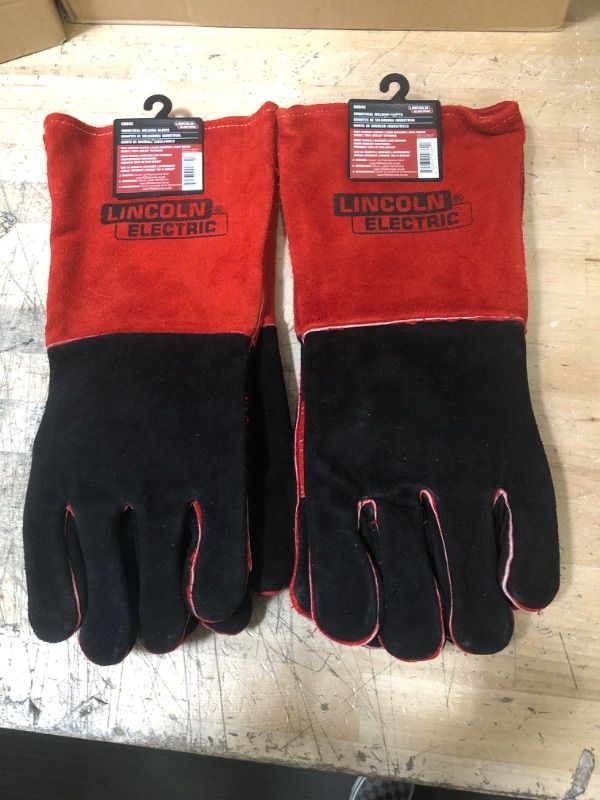 Photo 3 of ** SETS OF 2**
Premium Leather Welding Gloves
13-1/2 in. long. Gloves