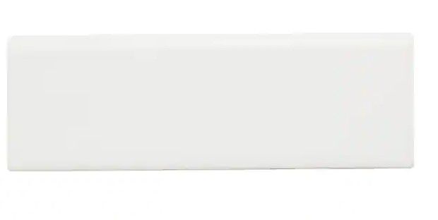 Photo 1 of ** SETS OF 21**
Restore Bright White 2 in. x 6 in. Ceramic Bullnose Wall Trim (0.08 sq. ft. / Piece)
