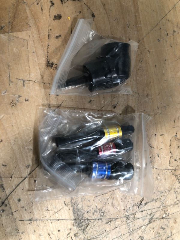 Photo 1 of 3Pcs 1/4" 3/8" 1/2"360°Rotatable Hex Socket Adapter Drill Bits Set,Impact Grade Socket Wrench Adapter Extension Set,105°Right Angle Drill Screwdriver set Drill Hex Bit Socket Adapter
