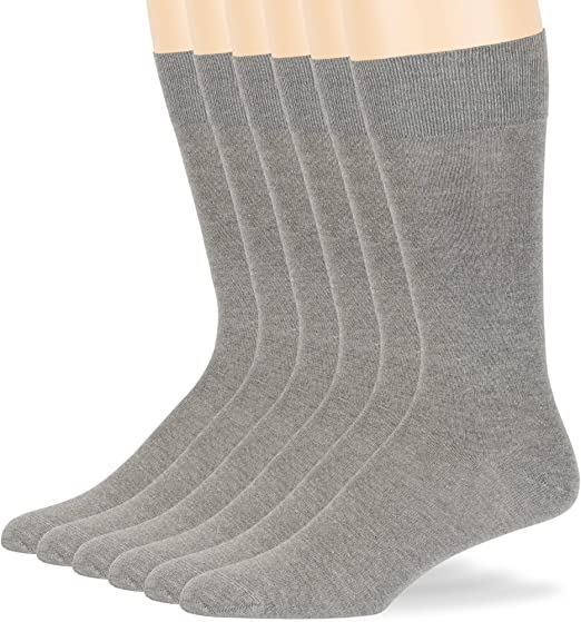 Photo 1 of 7BIGSTARS KINGDOM Men Bamboo Dress Sock-6 Pack -XL/L/M- Black Khaki Beige Brown Grey Navy Blue
SIZE:9-12 L