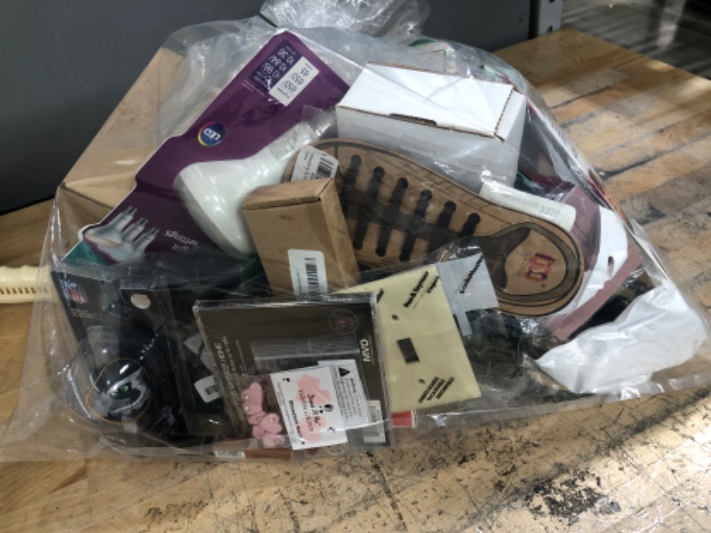 Photo 1 of ** AMAZON BUNDLE OF HOME GOODS AND SHOE & ETC.**
*** NON-REFUNDABLE **  ** SOLD AS IS**
** SIZES: RODDLER SHOE, L, S, M**
