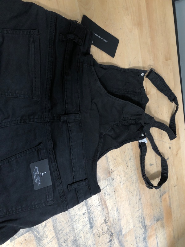 Photo 4 of American Bazi Black Distressed Shorts Overalls
SIZE:L