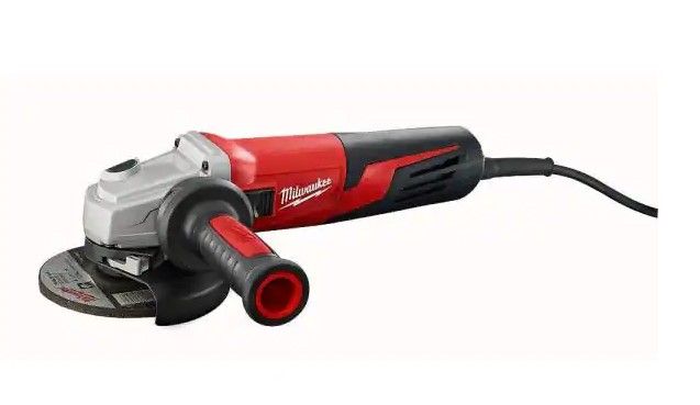 Photo 1 of 13 Amp 5 in. Small Angle Grinder with Dial Speed
