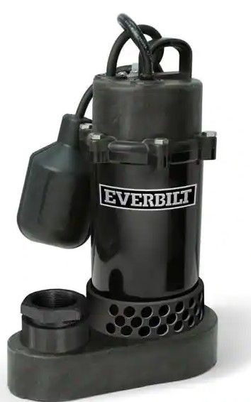 Photo 1 of **PARTS ONLY**
Everbilt 1/2 HP Aluminum Sump Pump Tether Switch