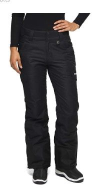 Photo 1 of Arctix Womens Snow Sports Insulated Cargo Pants Black Size Smal (4-6) 31'' Inseam 
