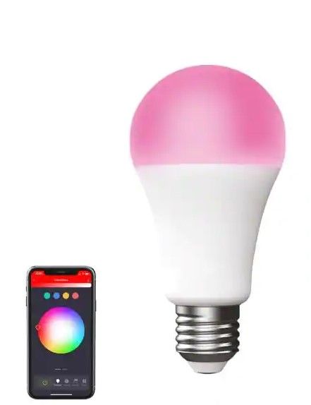 Photo 1 of 4 Tzumi
75-Watt Equivalent Dimmable Wifi-Enabled LED Light Bulb Multi-Color