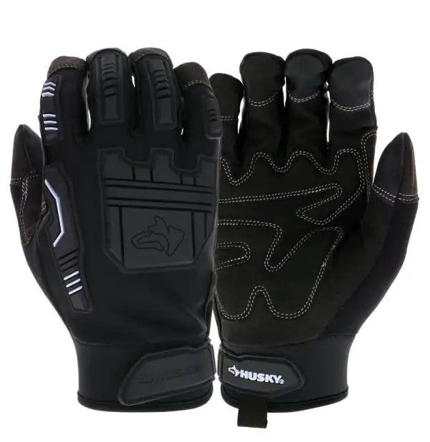 Photo 1 of 2 Husky
Large Synthetic Leather Performance Impact Work Glove with Touchscreen Capability