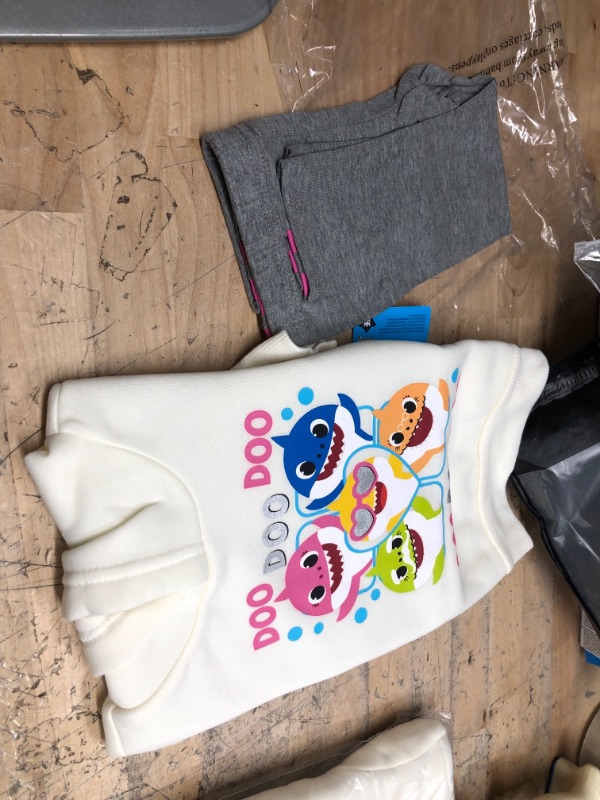 Photo 1 of Nickelodeon Girl's 2-Piece Baby Shark Pullover Hoodie and Legging Set (18 Months)

