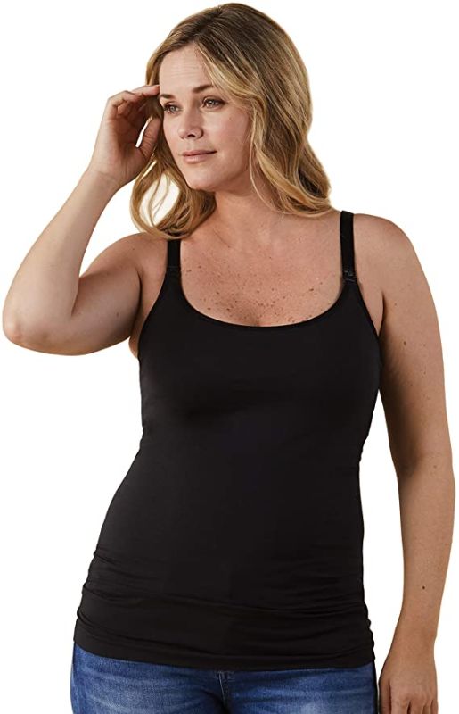 Photo 1 of BRAVADO! DESIGNS Women's Seamless Classic Nursing Cami | Maternity Tank for Breastfeeding (3 sets) ( S )
