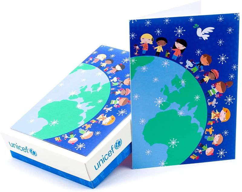 Photo 1 of 2 PACK Hallmark UNICEF Boxed Christmas Cards, Children Around the World (20 Cards and 21 Envelopes)

