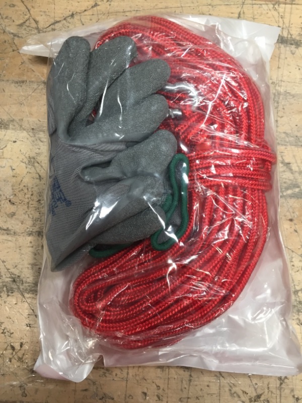 Photo 1 of MHDMAG Magnet Fishing Rope, Carabiner Braid Rope, Nylon Rope Mooring Line for Commercial, Anchor, Clothesline, Boat Anchor, Crafting, Blocking, Pulling, Draging, Cargo, Tying, Tow Rope, Paracord Leash 65 FT
6MM