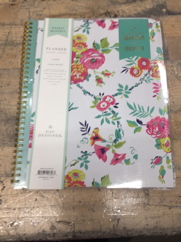 Photo 2 of Day Designer 2020-21 Weekly & Monthly Planner, 8.5"x11", Peyton White
