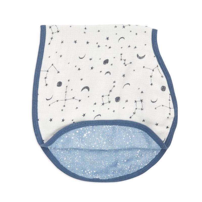 Photo 1 of (3 bibs)
ADEN + ANAIS ESSENTIALS
aden + anais® essentials Silky Soft Cosmic Burpy Bib in Blue