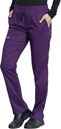 Photo 1 of *BRAND UNKNOWN*
purple long medium strech waist pull string around ankle scrub pants