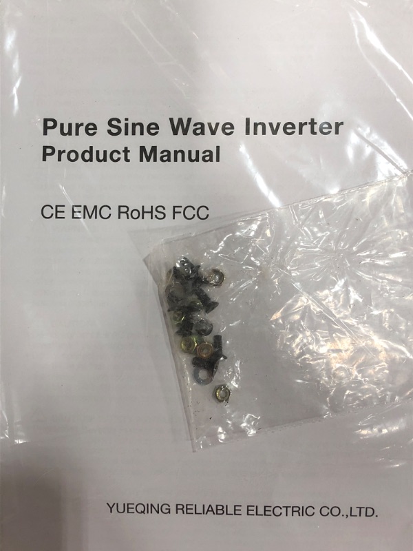 Photo 2 of **PARTS ONLY**  RBP-500012S Pure Sine Wave 5000W 12V Power Inverter DC to AC Power - Solar, RV
