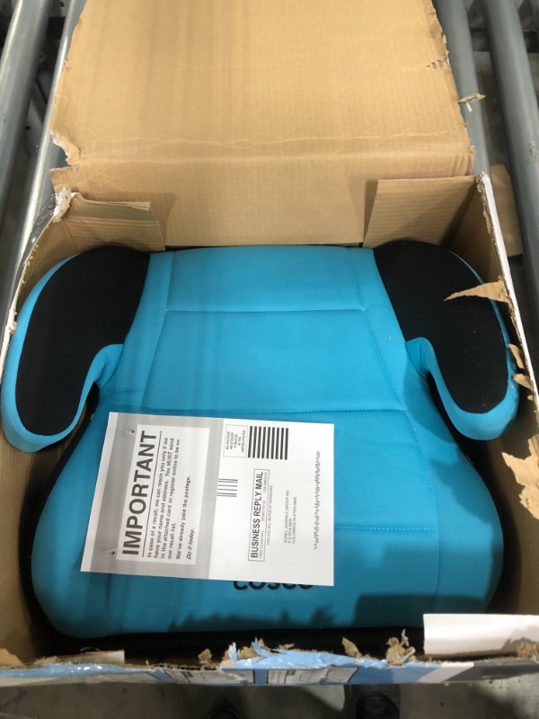 Photo 1 of Cosco Topside Backless Booster Car Seat, Turquoise 14 x 15.5 x 6.5 inches

