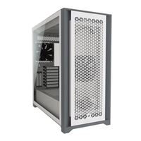 Photo 1 of USED: Corsair 5000D Airflow Tempered Glass Mid-Tower ATX Computer Case - White
