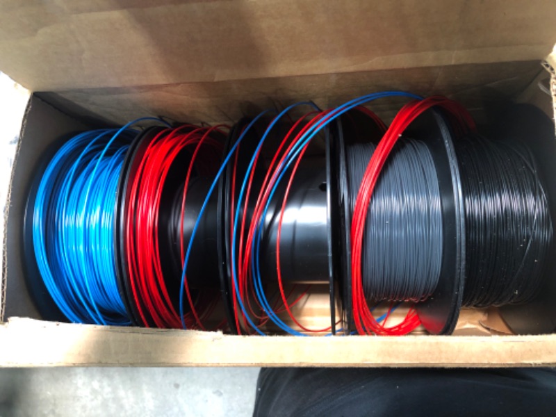 Photo 2 of **MISSING SOME FILIMENT** Amazon Basics ABS 3D Printer Filament, 1.75mm, 5 Assorted Colors, 