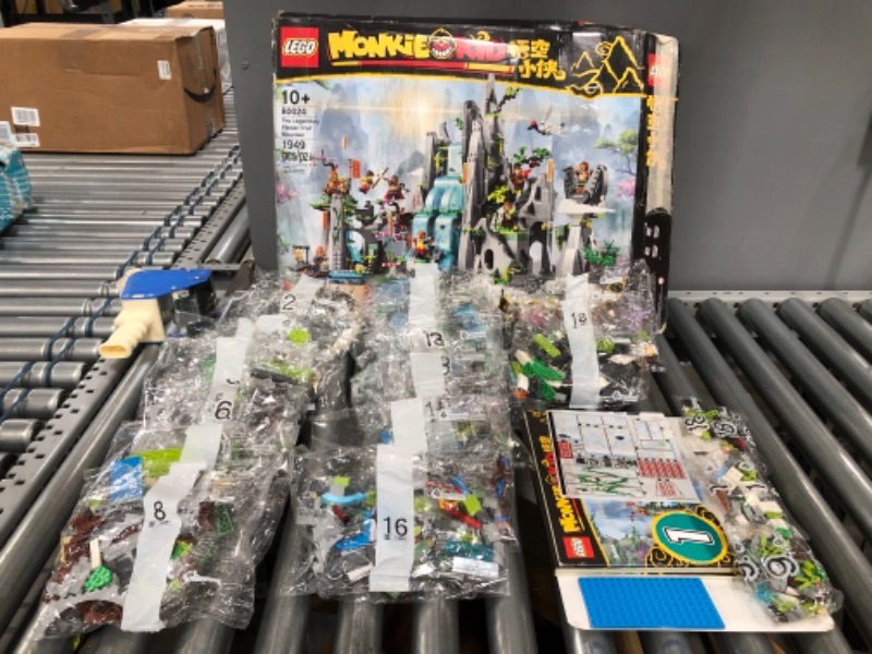 Photo 2 of DAMAGED BOX: LEGO Monkie Kid The Legendary Flower Fruit Mountain 80024 Awesome Toy Building Kit (1,949 Pieces) Amazon Exclusive
