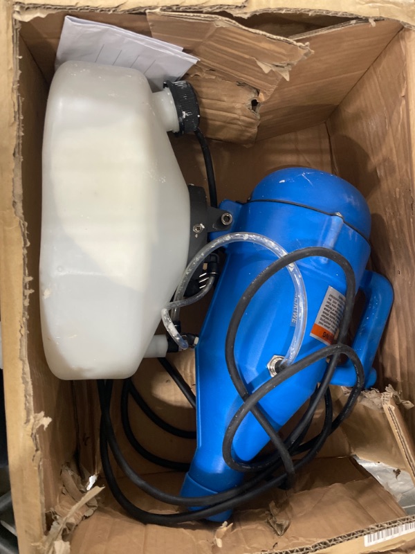 Photo 2 of ***PARTS ONLY*** AISIMEE Electric Ultra-Low Pressure Disinfectant Fogger, Portable 4.5l Fogger Machine, 1400w Power Adjustable Atomizer Sprayer, 30 Feet Spraying Distance Fogger.
8 x 13.25 x 17 inches
