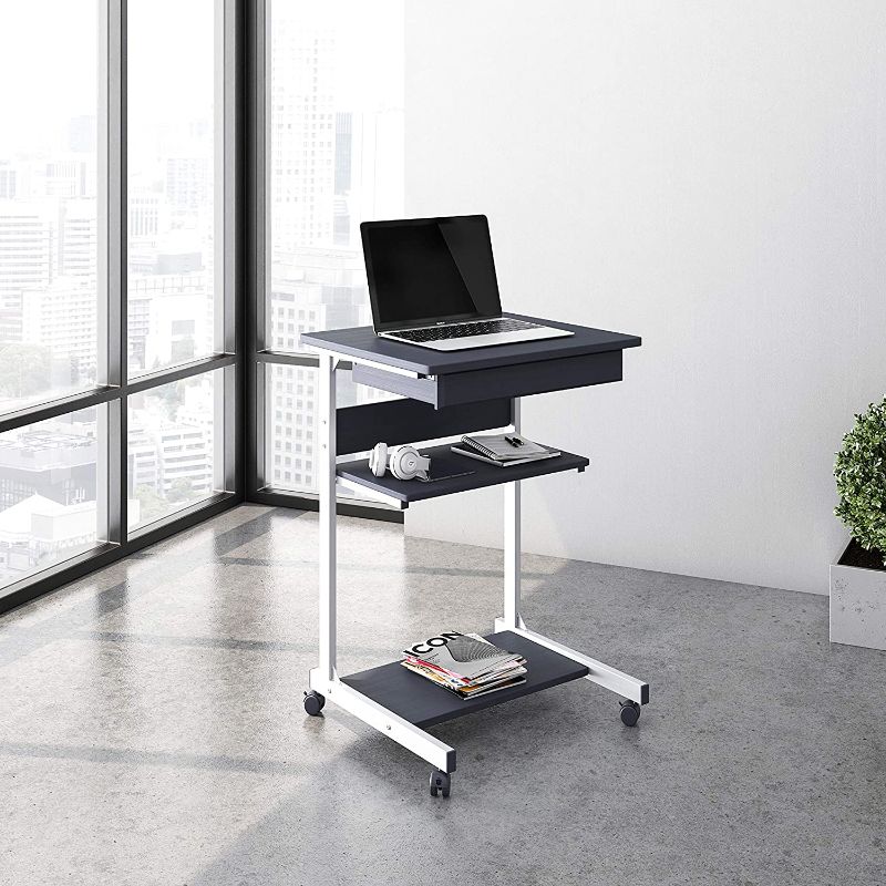 Photo 1 of TECHNI MOBILI Modus Metal Computer Student Laptop Desk in Graphite
