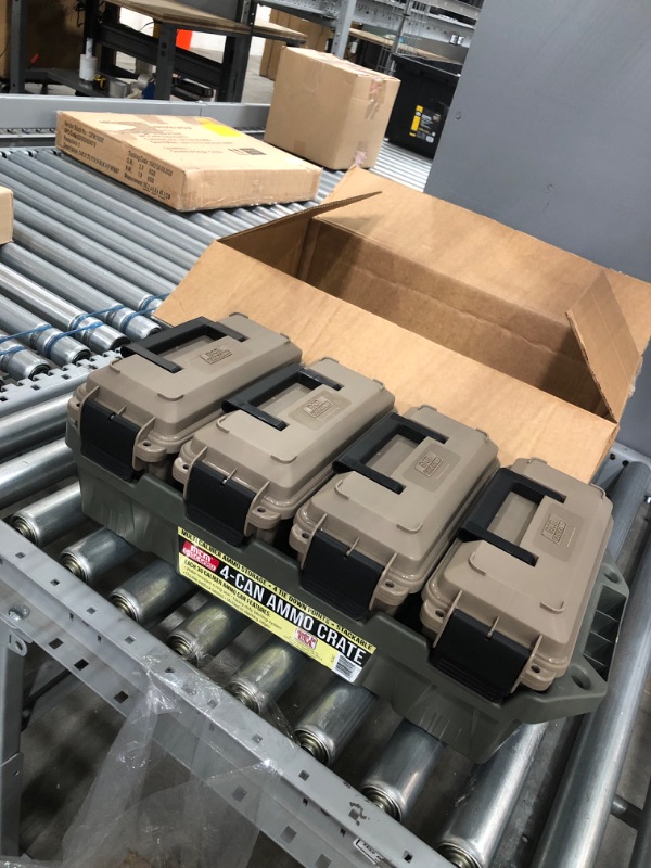 Photo 1 of MTM 4-Can Ammo Crate, Dark Earth,