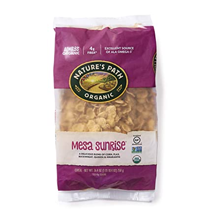 Photo 1 of **best by 05/31/2022*** no returns no refunds***
Nature's Path Organic Gluten Free Mesa Sunrise Flakes Cereal. Earth Friendly Package, Non-GMO, Heart Healthy, High Fiber, 4g Plant Based Protein,26.4 Oz(Pack of 6)
