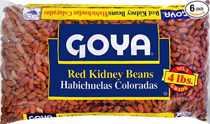 Photo 1 of **non-refundable**Goya Foods Red Kidney Beans, Dry, 4 Pound (Pack of 6)
