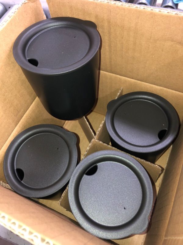 Photo 2 of 10oz Coffee Mug - Room Essentials™-BLACK -4PACK 

