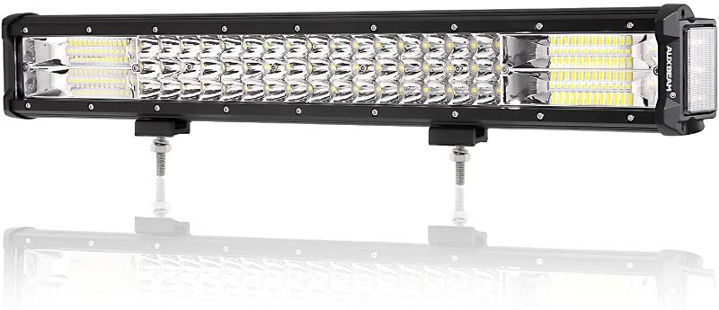 Photo 1 of Auxbeam 22 Inch Side Shooter LED Light Bar 288W Triple Row Spot Flood Combo Beam Off Road Driving Fog Lamp Work Light for 4x4 Trucks Pickup Jeep SUV ATV UTV
