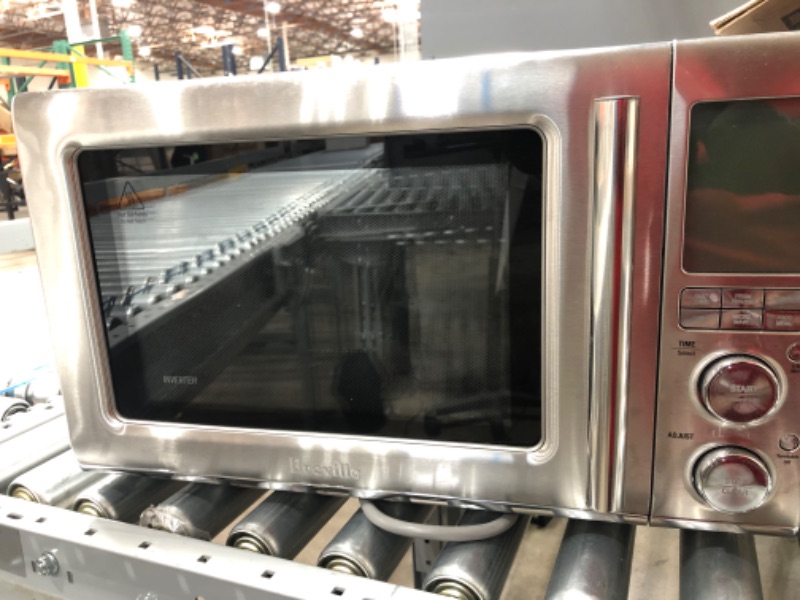 Photo 1 of Breville Smooth Wave countertop microwave oven, Brushed Stainless Steel