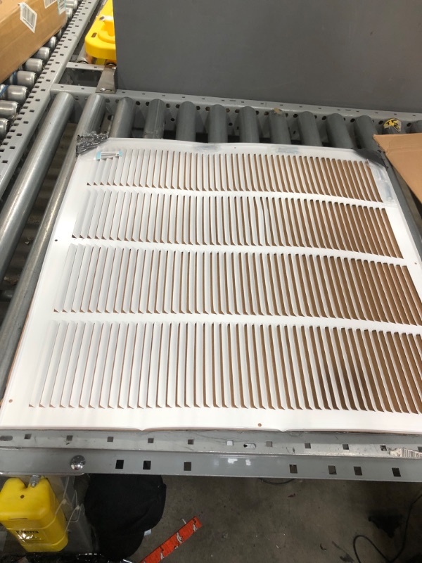 Photo 2 of 24"W x 24"H [Duct Opening Measurements] Steel Return Air Filter Grille