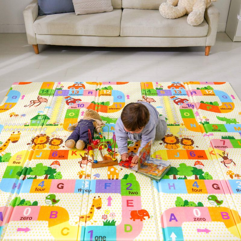 Photo 1 of Bammax Play Mat, Folding Mat Baby Crawling Mat Kids Playmat Waterproof Non Toxic