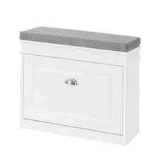 Photo 1 of 1 Flip-Drawer Shoe Bench, FSR82-K-W
