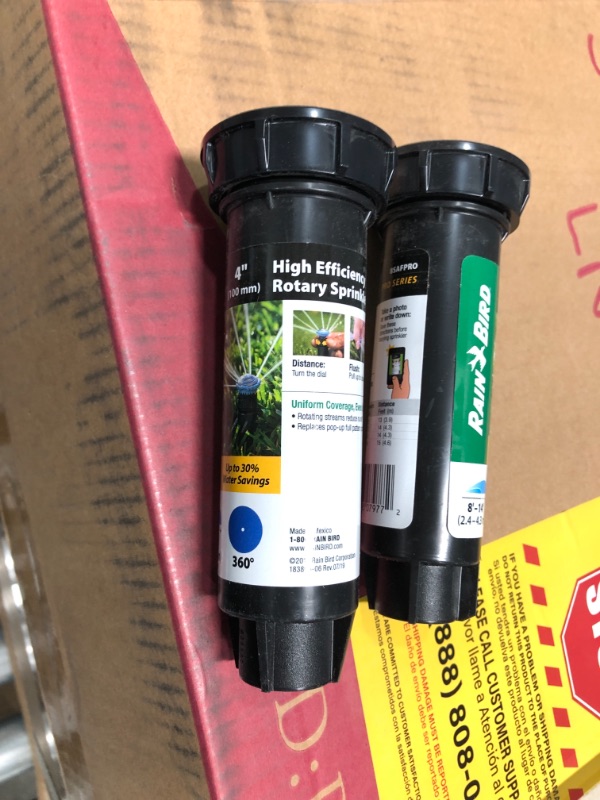 Photo 2 of 2 PACK**Rain Bird 8 Ft. to 14 Ft. Full Circle Pattern Rotary Sprinkler, Blacks
