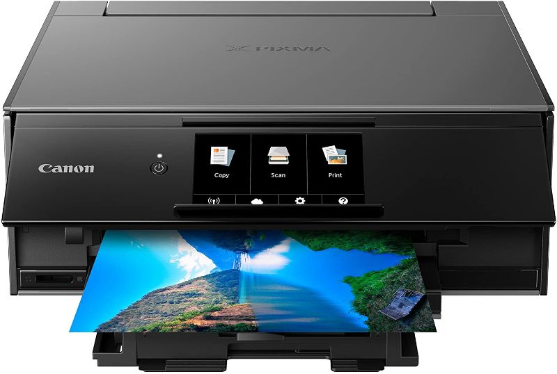 Photo 1 of Canon TS9120 Wireless Printer with Scanner and Copier: Mobile and Tablet Printing, with Airprint and Google Cloud Print compatible, Gray
