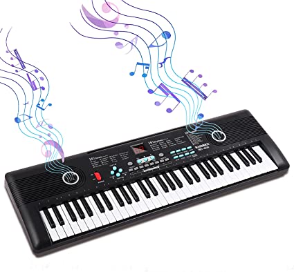 Photo 1 of 61 Keys Keyboard Piano, Electronic Digital Piano with Built-In Speaker Microphone, Portable Keyboard Gift Teaching for Beginners?piano keyboard for kids
