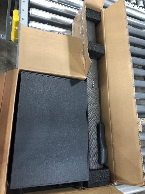Photo 1 of Saiyin Soundbar, Sound Bars for TV with Subwoofer, Ultra Slim 24 Inch Bluetooth, 2.1 Channel TV Speakers Surround Sound System Opt/AUX Connectivity.
