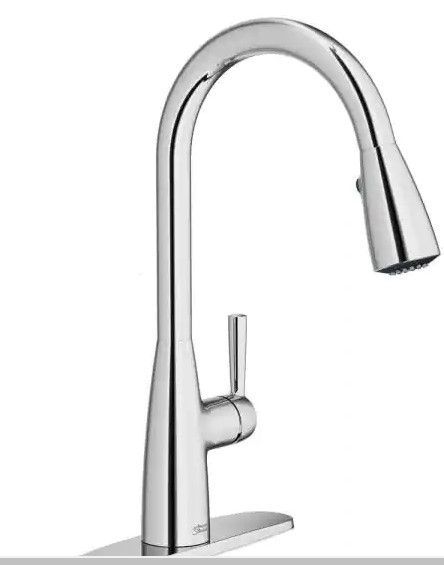 Photo 1 of American Standard
Fairbury 2S Single-Handle Pull-Down Sprayer Kitchen Faucet in Polished Chrome
