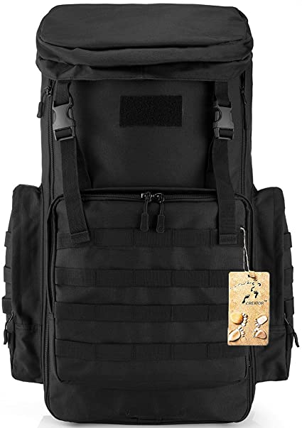 Photo 1 of CREATOR 70-85L Tactical Travel Backpack MOLLE Hiking Bag Rucksack Outdoor Travel Bag for Hunting & Camping
