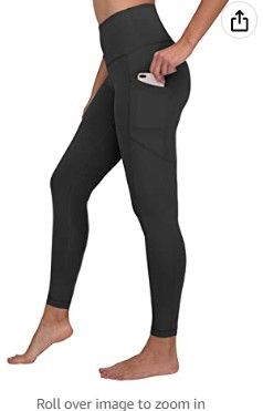 Photo 1 of 90 Degree by Reflex PW74542 Womens Performance Activewear Power Flex Yoga Pants Black Leggings SIZE M
